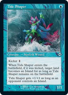 Tide Shaper Retro Frame Foil Etched 394 (Modern Horizons 2)  - Foil | Good Games Adelaide SA