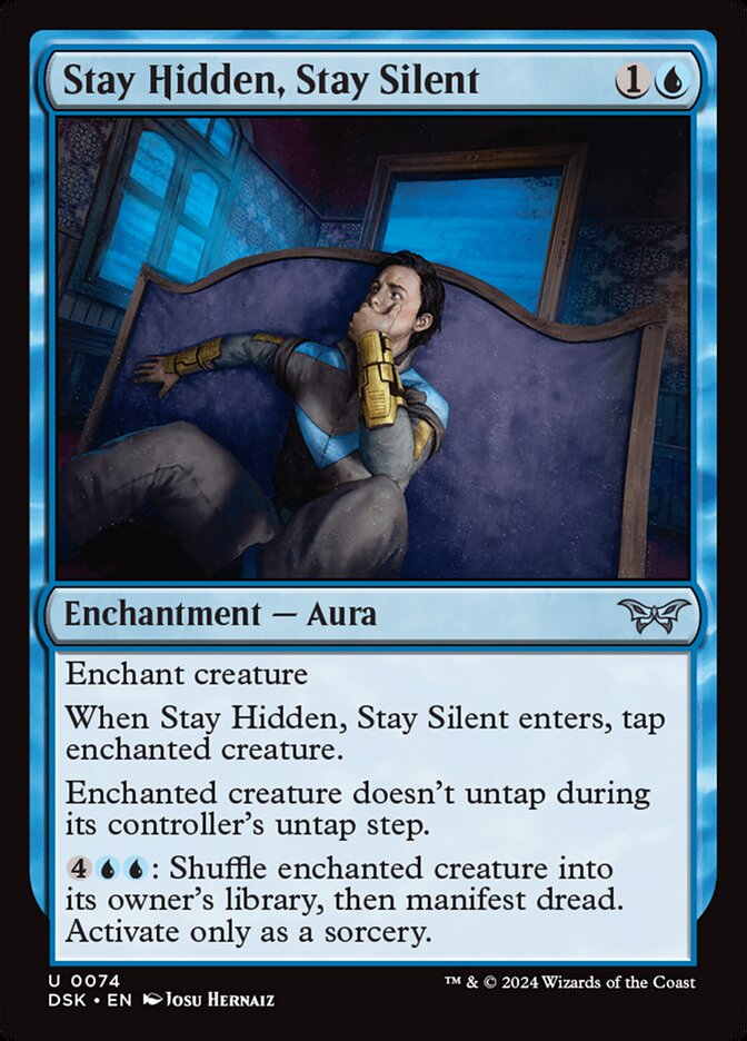 Stay Hidden, Stay Silent 74 (Duskmourn: House of Horror)  - Foil | Good Games Adelaide SA