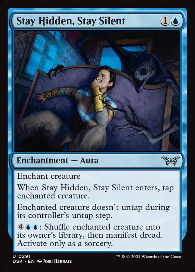 Stay Hidden, Stay Silent (Lurking Evil) 291 (Duskmourn: House of Horror)  - Foil | Good Games Adelaide SA