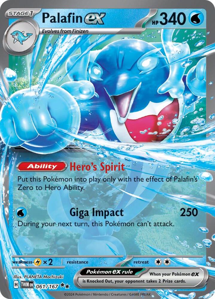 Palafin ex 061/167 (SV06: Twilight Masquerade)  - Holofoil | Good Games Adelaide SA