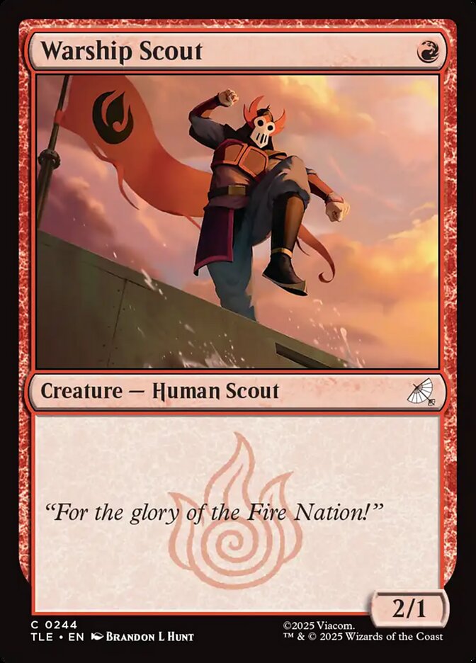 Warship Scout 244 (Avatar: The Last Airbender: Eternal-Legal)  - Foil | Good Games Adelaide SA