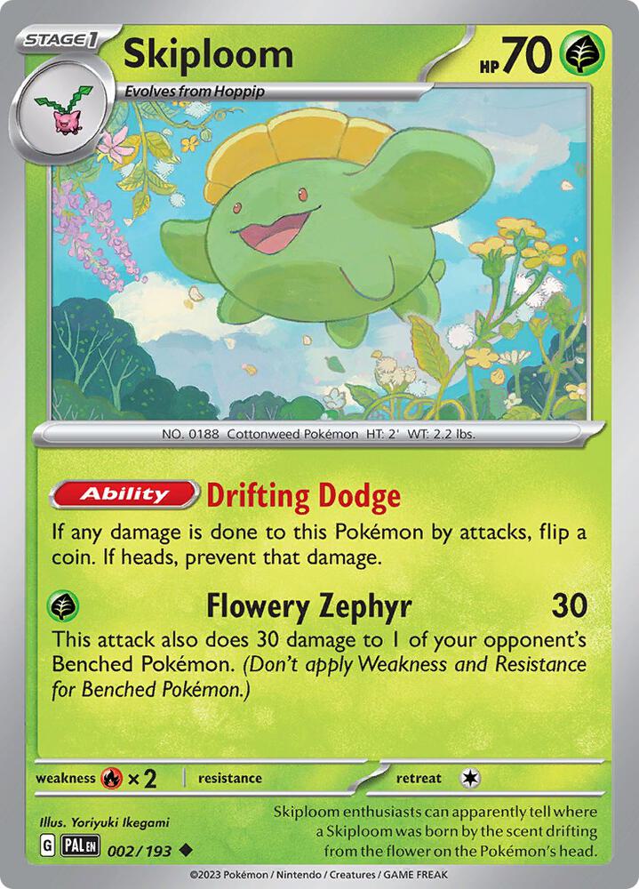 Skiploom 002/193 (SV02: Paldea Evolved)  | Good Games Adelaide SA
