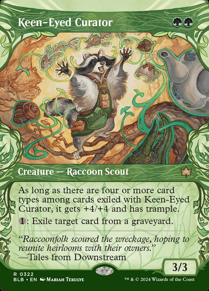 Keen-Eyed Curator 322 (Bloomburrow)  - Foil | Good Games Adelaide SA