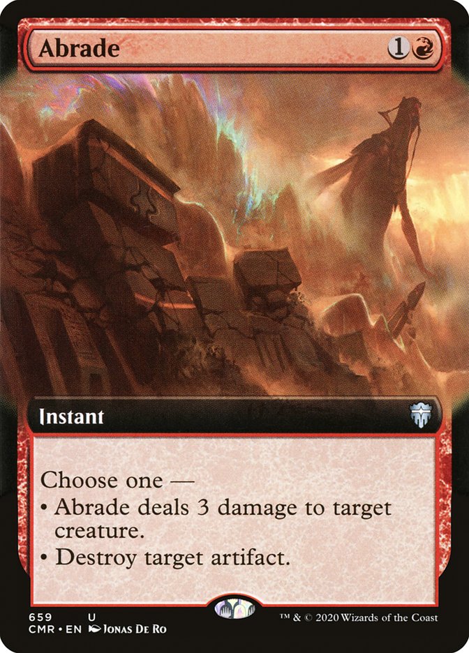 Abrade 659 (Commander Legends)  - Extended Art | Good Games Adelaide SA