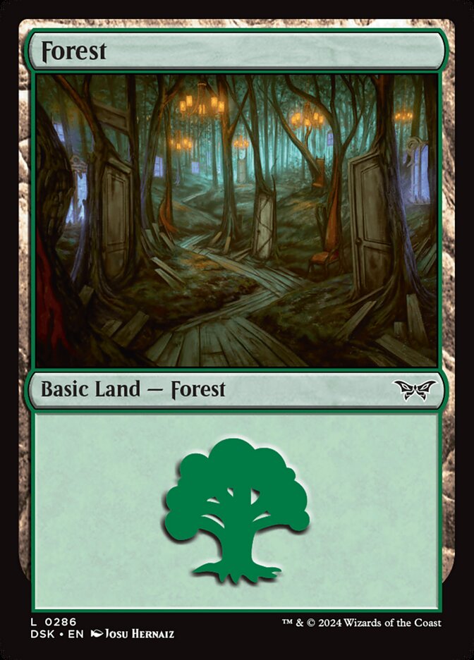Forest 286 (Duskmourn: House of Horror)  - Foil | Good Games Adelaide SA