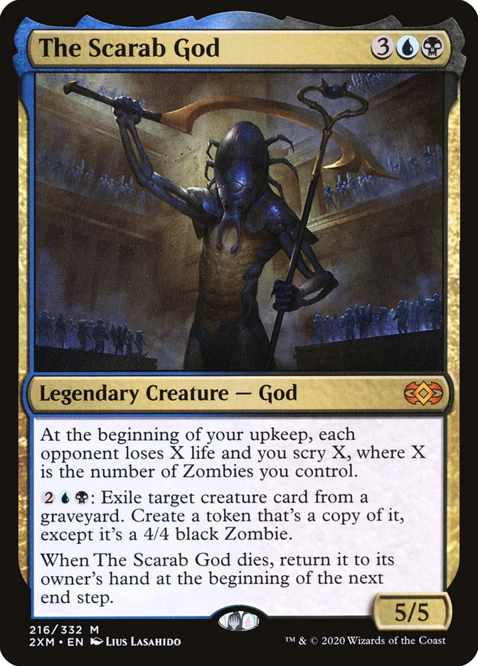 The Scarab God 216 (Double Masters)  - Foil | Good Games Adelaide SA