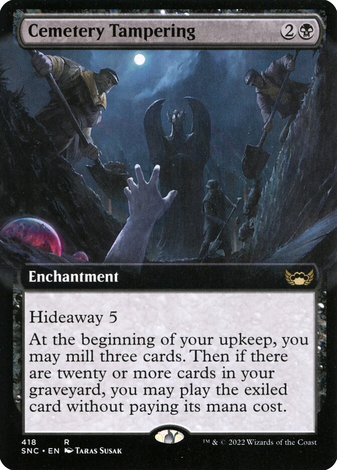 Cemetery Tampering 418 (Streets of New Capenna)  - Foil | Good Games Adelaide SA