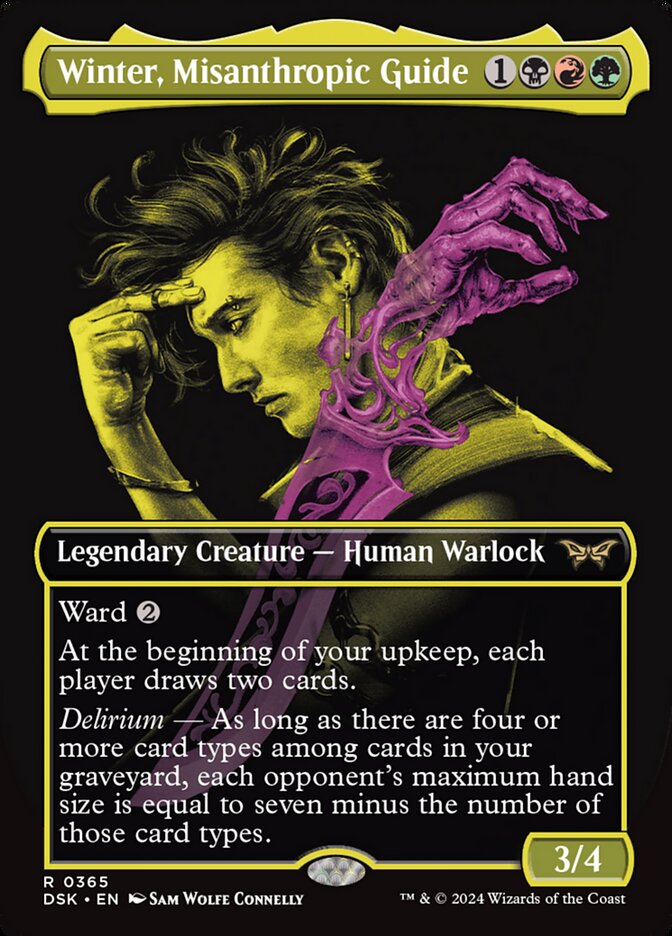 Winter, Misanthropic Guide 365 (Duskmourn: House of Horror)  - Foil | Good Games Adelaide SA