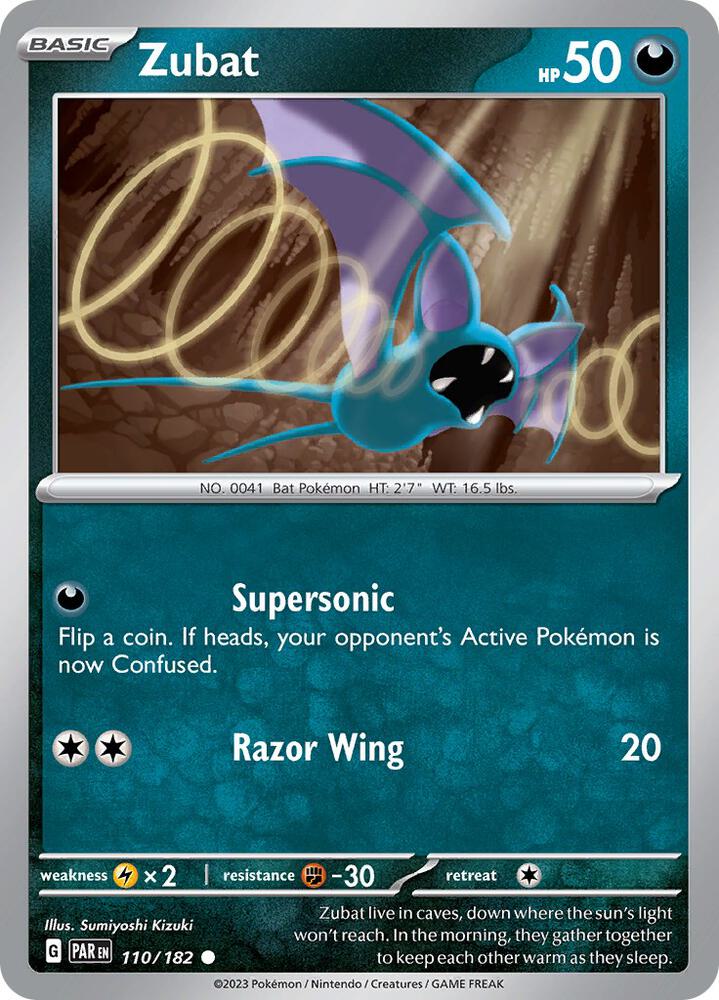 Zubat 110/182 (SV04: Paradox Rift)  | Good Games Adelaide SA