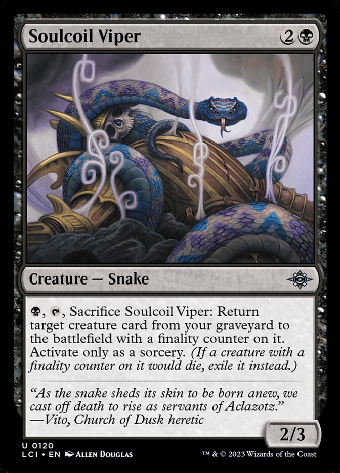 Soulcoil Viper 120 (The Lost Caverns of Ixalan)  - Foil | Good Games Adelaide SA