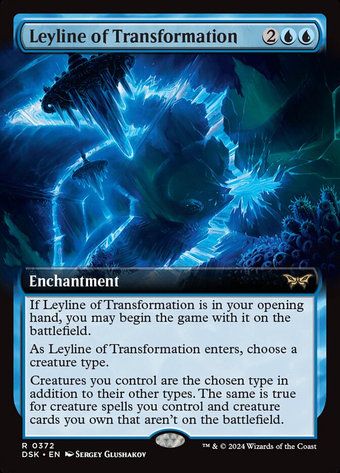 Leyline of Transformation 372 (Duskmourn: House of Horror)  - Extended Art | Good Games Adelaide SA