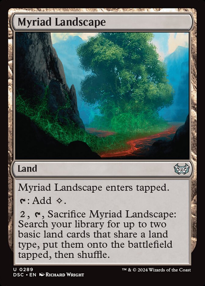 Myriad Landscape 289 (Commander: Duskmourn: House of Horror)  | Good Games Adelaide SA