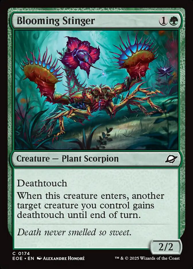 Blooming Stinger 174 (Edge of Eternities)  - Foil | Good Games Adelaide SA