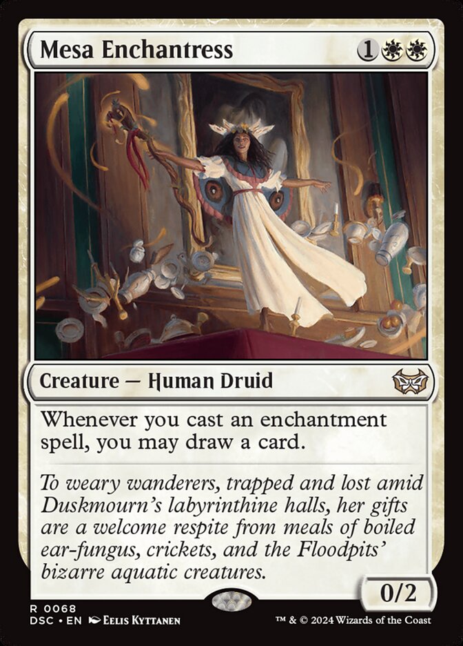 Mesa Enchantress 68 (Commander: Duskmourn: House of Horror)  | Good Games Adelaide SA