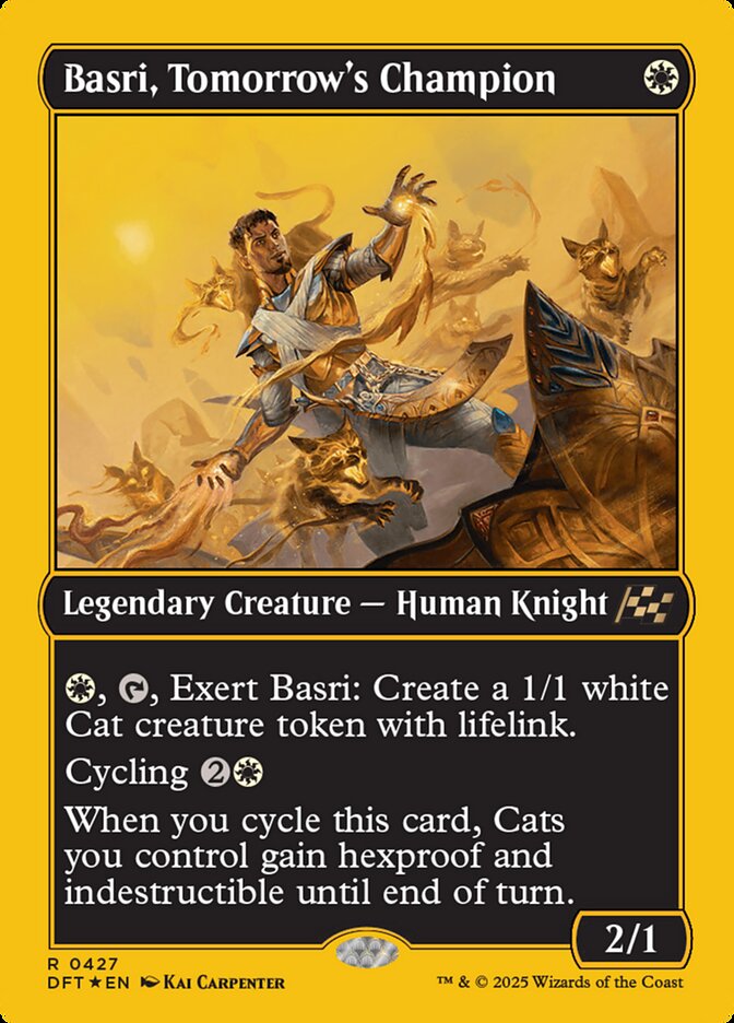 Basri, Tomorrow's Champion 427 (Aetherdrift)  - Foil | Good Games Adelaide SA