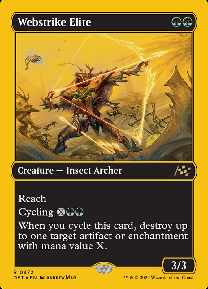 Webstrike Elite 472 (Aetherdrift)  - Foil | Good Games Adelaide SA