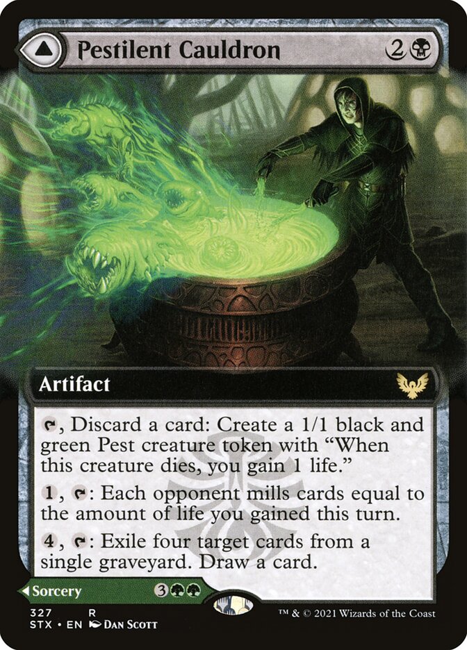 Pestilent Cauldron // Restorative Burst 327 (Strixhaven: School of Mages)  | Good Games Adelaide SA