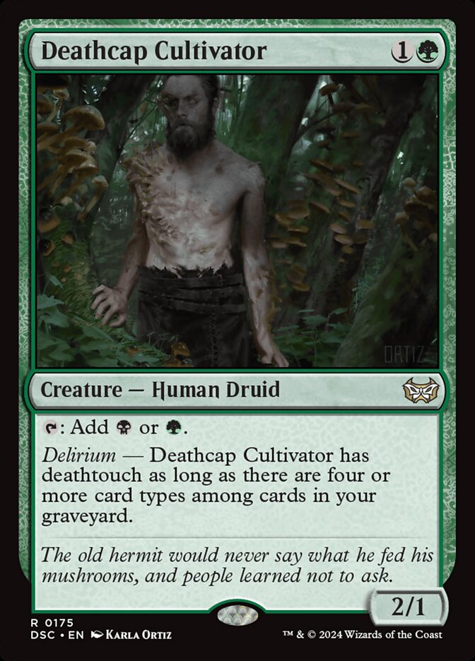 Deathcap Cultivator 175 (Commander: Duskmourn: House of Horror)  | Good Games Adelaide SA