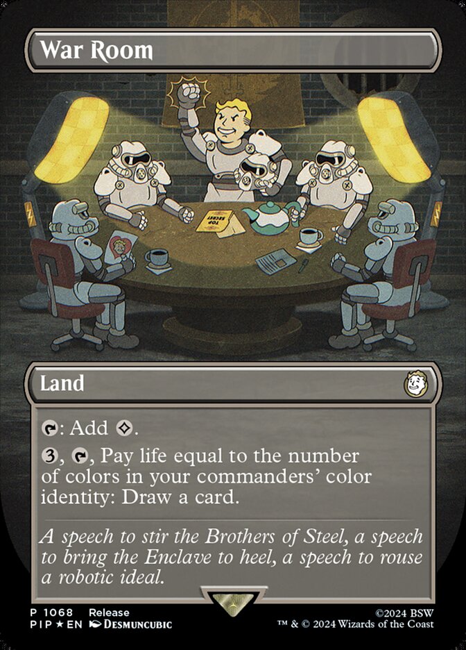War Room Borderless 1068 (Launch Party & Release Event Promos)  - Foil | Good Games Adelaide SA