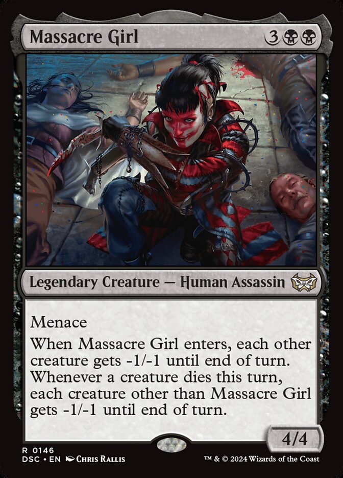 Massacre Girl 146 (Commander: Duskmourn: House of Horror)  | Good Games Adelaide SA