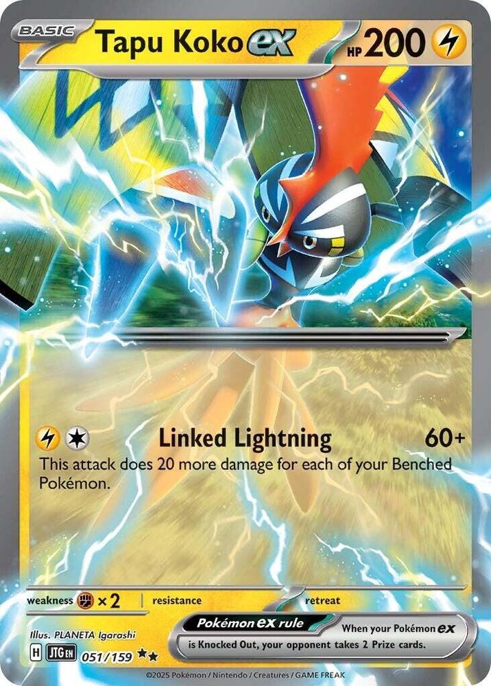 Tapu Koko ex 051/159 (SV09: Journey Together)  - Holofoil | Good Games Adelaide SA