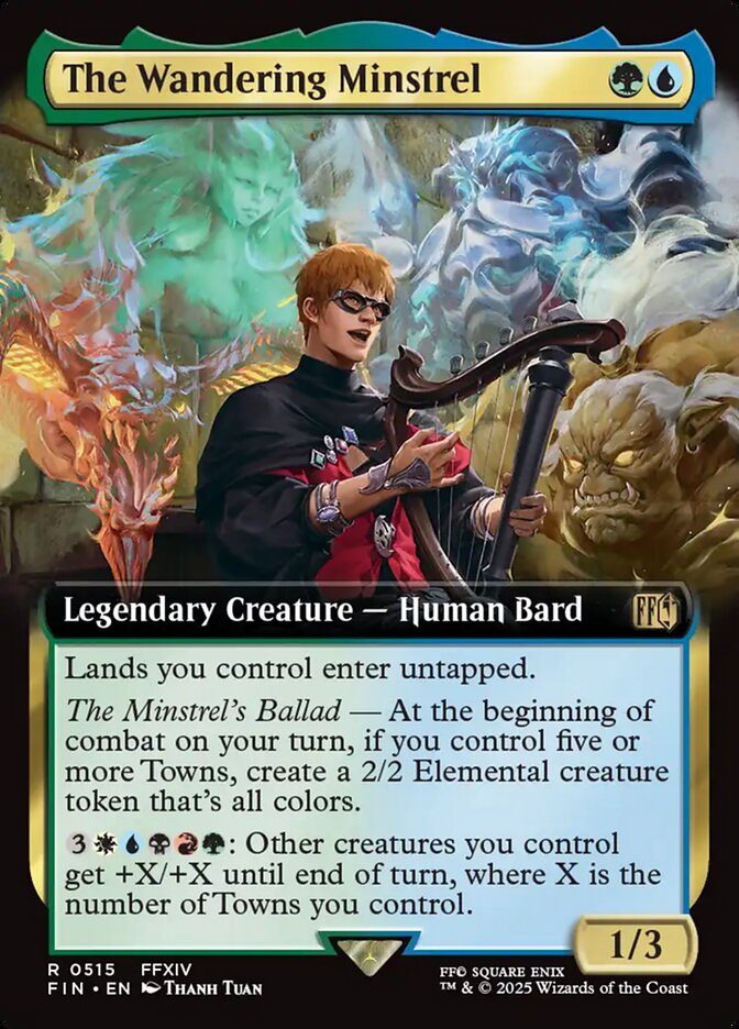 The Wandering Minstrel Extended Art 515 (FINAL FANTASY)  - Extended Art | Good Games Adelaide SA
