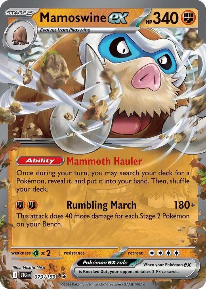 Mamoswine ex 079/159 (SV09: Journey Together)  - Holofoil | Good Games Adelaide SA