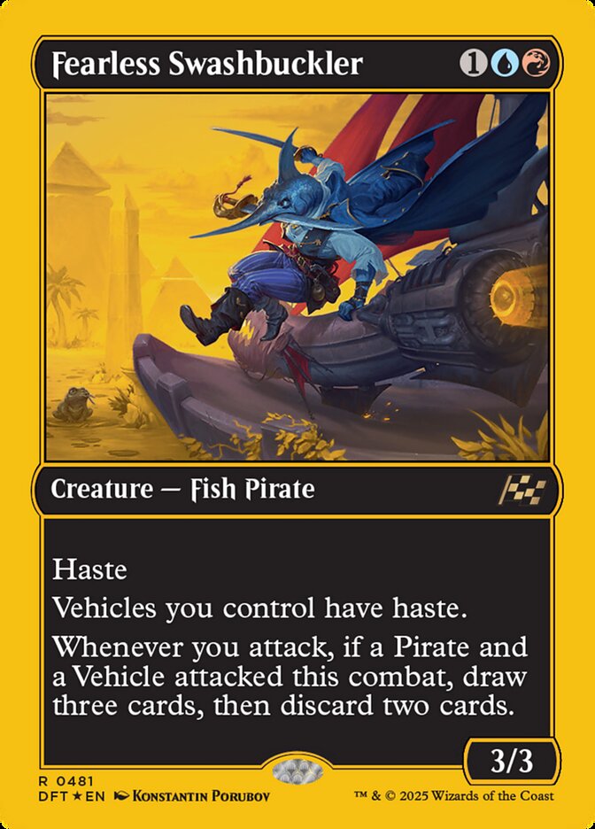 Fearless Swashbuckler 481 (Aetherdrift)  - Foil | Good Games Adelaide SA