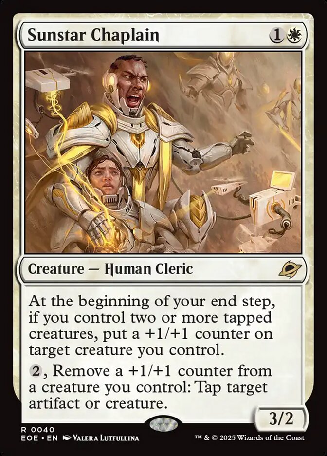 Sunstar Chaplain 40 (Edge of Eternities)  | Good Games Adelaide SA
