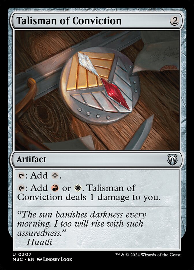 Talisman of Conviction 307 (Commander: Modern Horizons 3)  | Good Games Adelaide SA