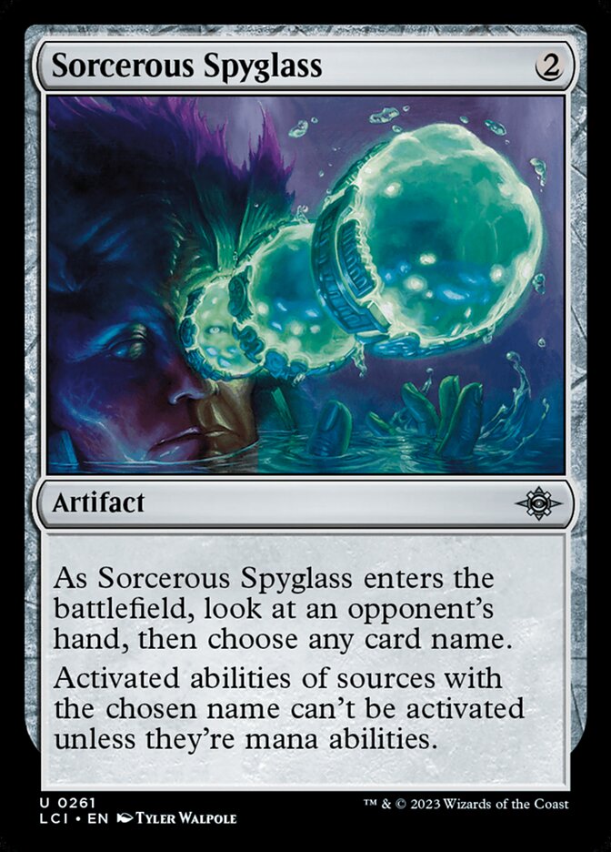 Sorcerous Spyglass 261 (The Lost Caverns of Ixalan)  - Foil | Good Games Adelaide SA