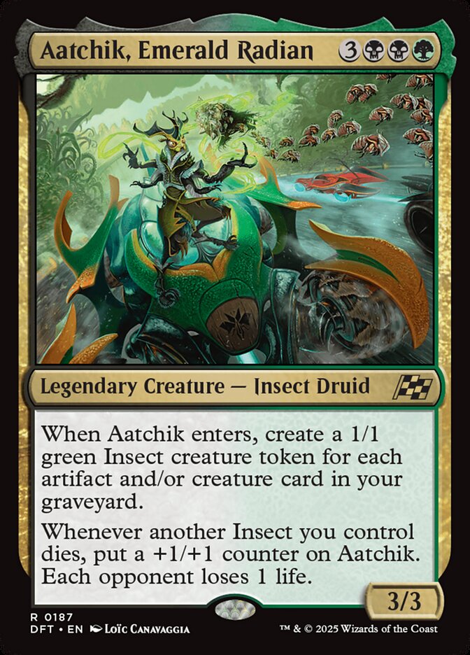 Aatchik, Emerald Radian 187 (Aetherdrift)  - Foil | Good Games Adelaide SA