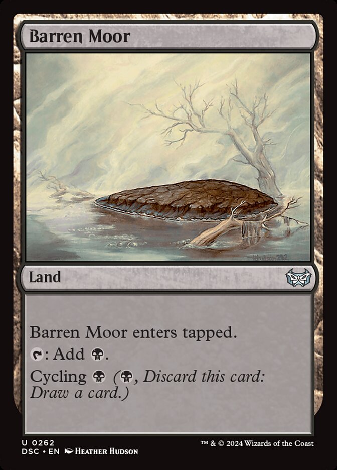 Barren Moor 262 (Commander: Duskmourn: House of Horror)  | Good Games Adelaide SA