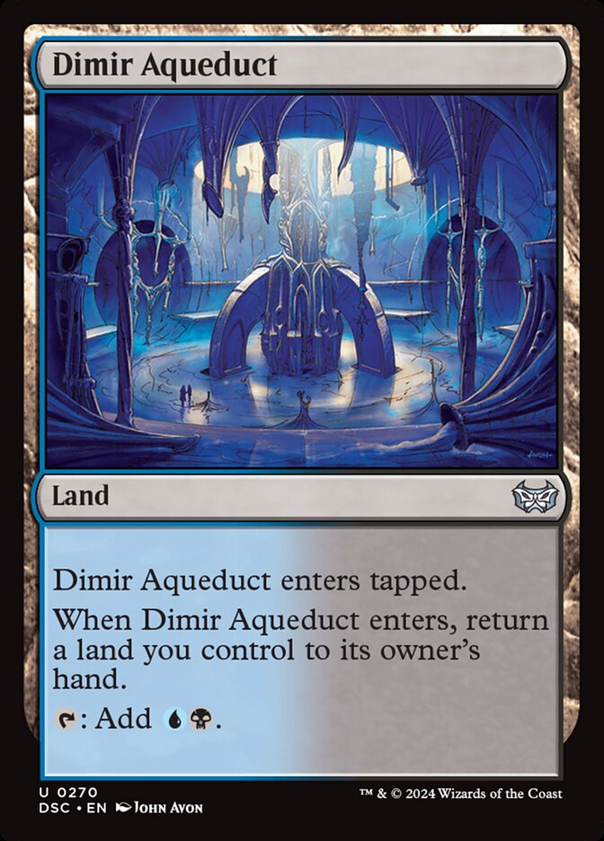 Dimir Aqueduct 270 (Commander: Duskmourn: House of Horror)  | Good Games Adelaide SA