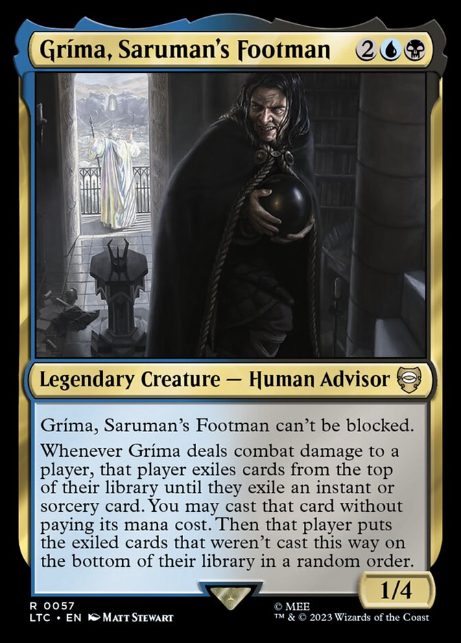 Grima Saruman's Footman 57 (Commander: The Lord of the Rings: Tales of Middle-earth)  | Good Games Adelaide SA