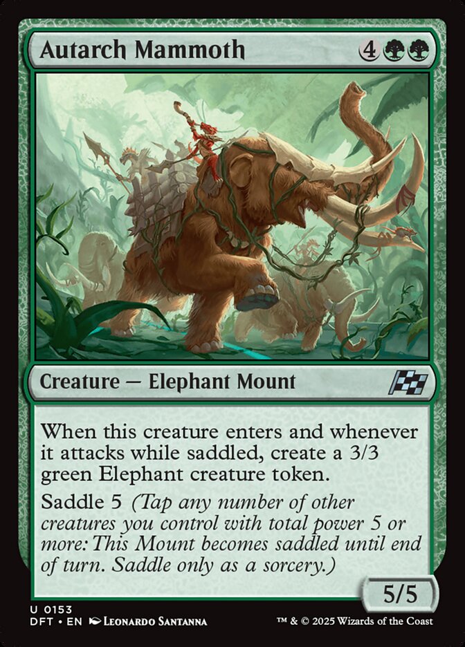 Autarch Mammoth 153 (Aetherdrift)  - Foil | Good Games Adelaide SA
