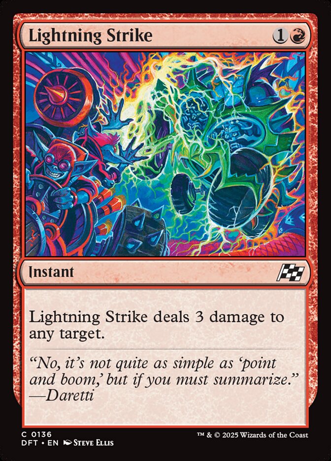 Lightning Strike 136 (Aetherdrift)  - Foil | Good Games Adelaide SA