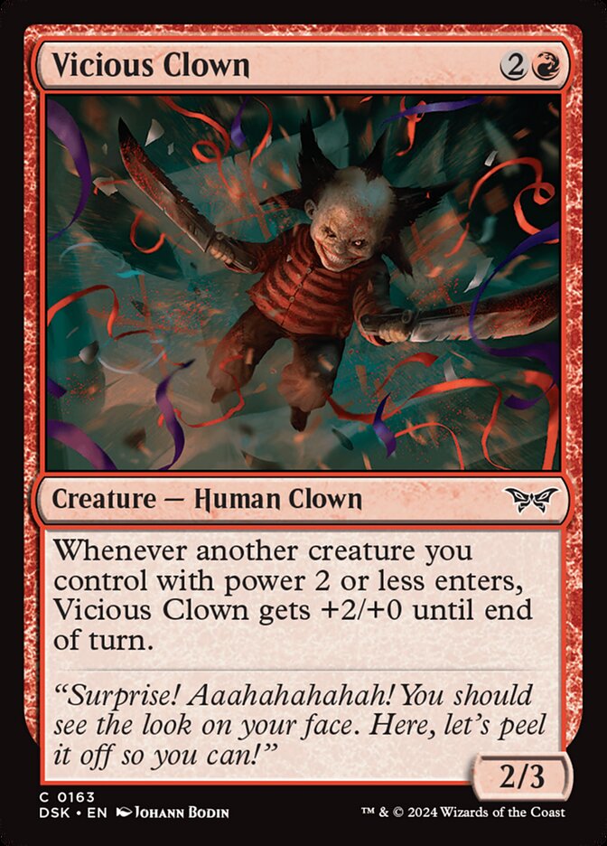 Vicious Clown 163 (Duskmourn: House of Horror)  | Good Games Adelaide SA