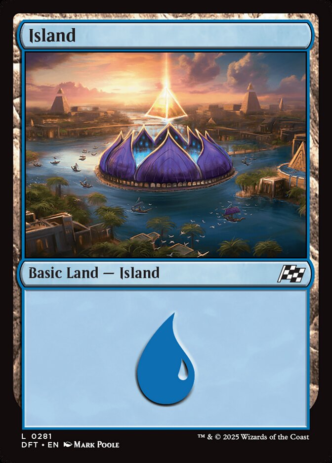 Island 281 (Aetherdrift)  - Foil | Good Games Adelaide SA