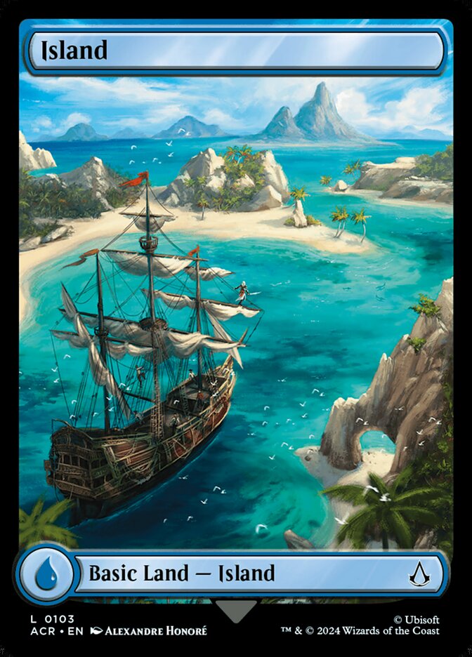 Island 103 (Universes Beyond: Assassin's Creed)  - Foil | Good Games Adelaide SA