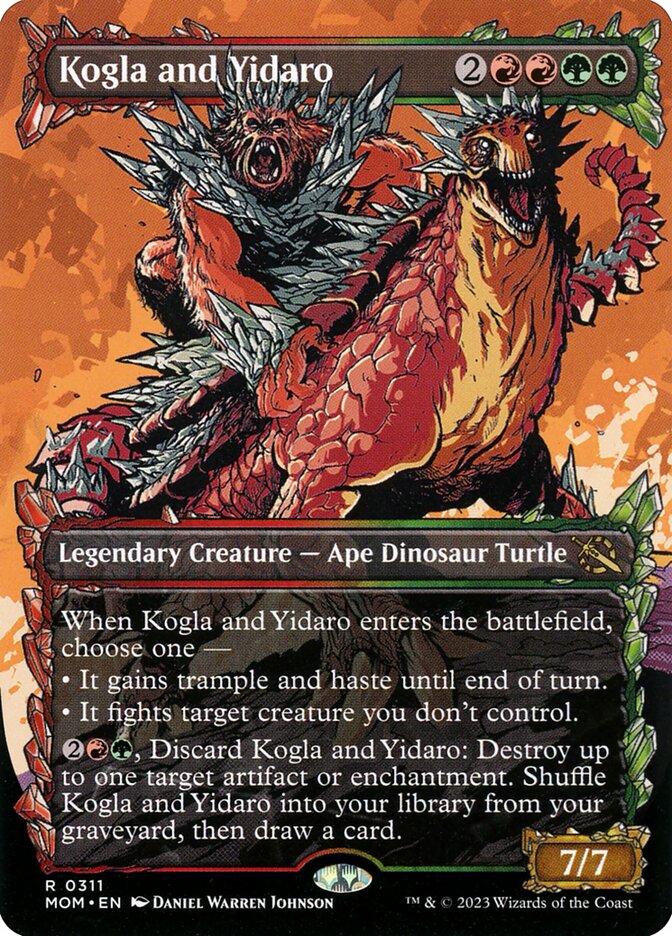 Kogla and Yidaro 311 (March of the Machine)  - Borderless Foil | Good Games Adelaide SA