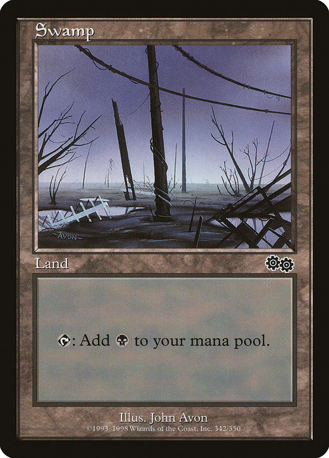Swamp 342 (Urza's Saga)  | Good Games Adelaide SA