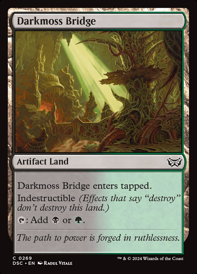 Darkmoss Bridge 269 (Commander: Duskmourn: House of Horror)  | Good Games Adelaide SA