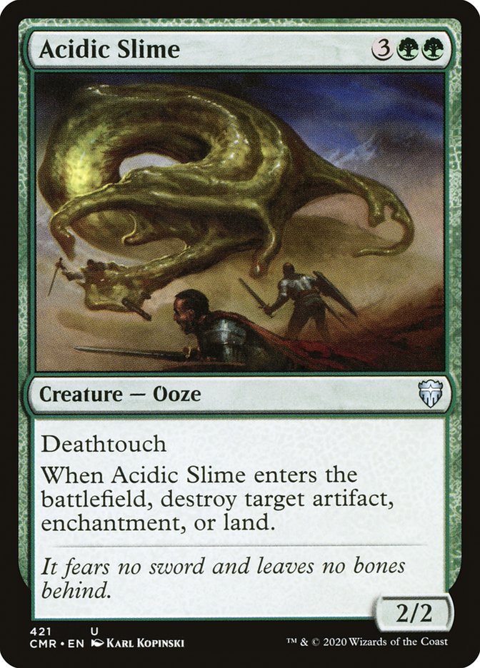 Acidic Slime 421 (Commander Legends)  | Good Games Adelaide SA