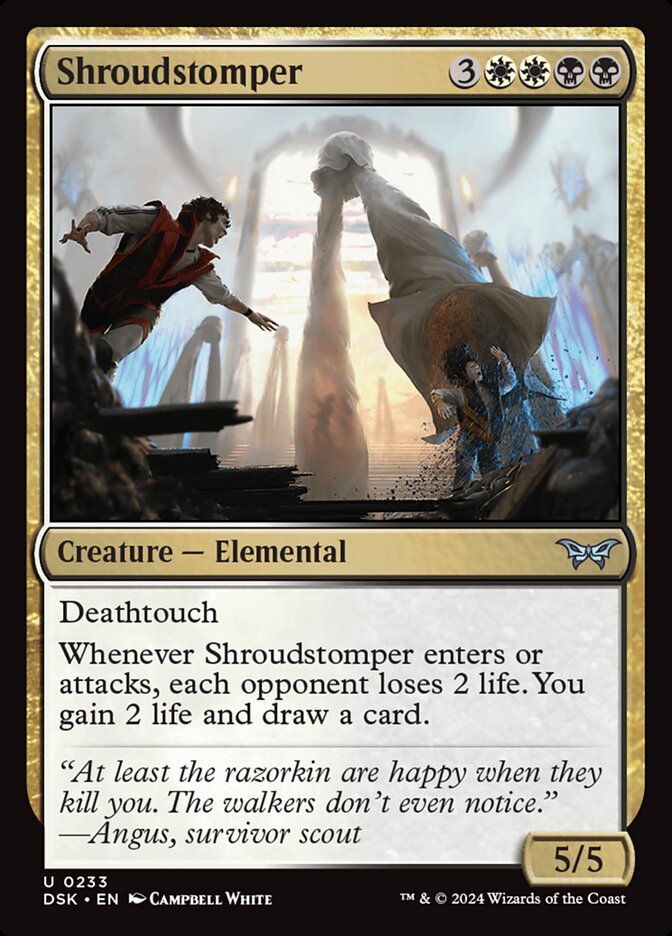 Shroudstomper 233 (Duskmourn: House of Horror)  - Foil | Good Games Adelaide SA