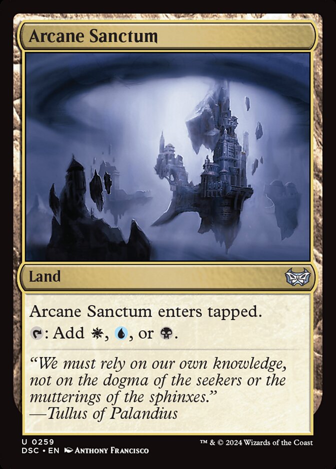 Arcane Sanctum 259 (Commander: Duskmourn: House of Horror)  | Good Games Adelaide SA