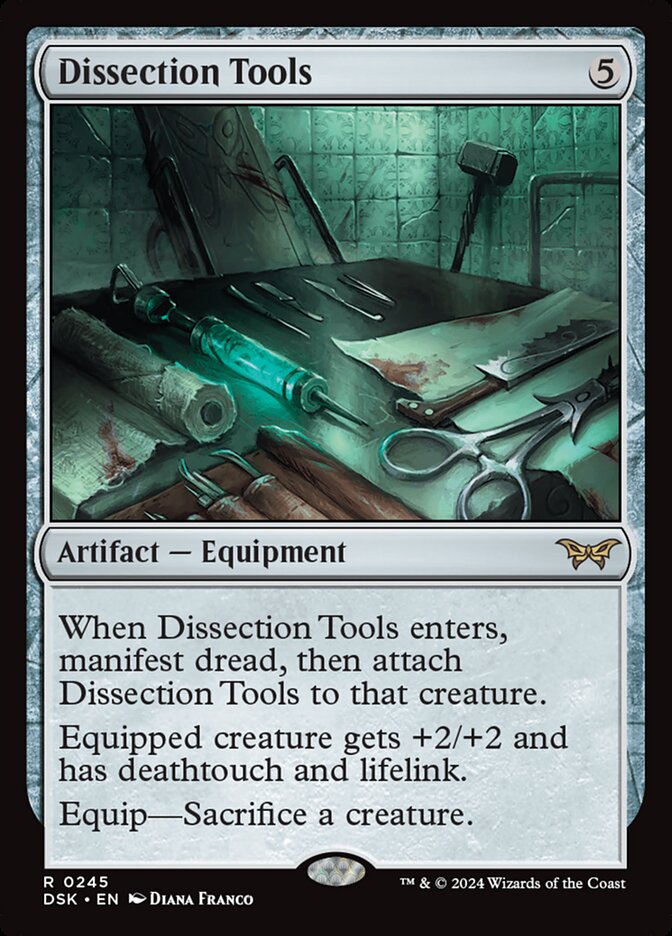 Dissection Tools 245 (Duskmourn: House of Horror)  - Foil | Good Games Adelaide SA