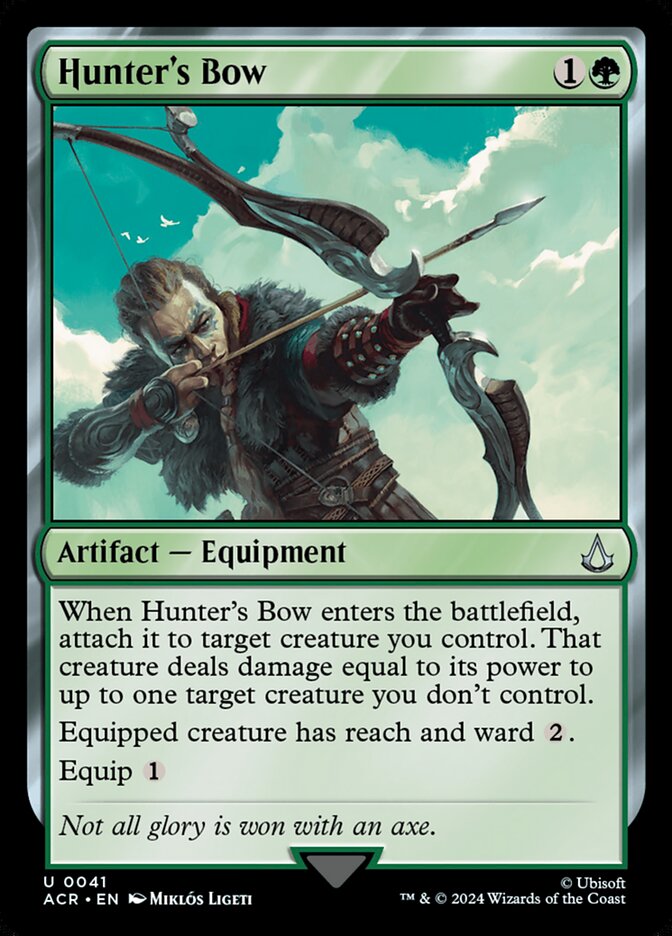 Hunter's Bow 41 (Universes Beyond: Assassin's Creed)  - Foil | Good Games Adelaide SA