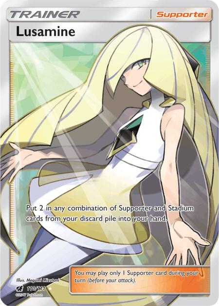 Lusamine Full Art 110/111 (SM - Crimson Invasion)  - Holofoil | Good Games Adelaide SA