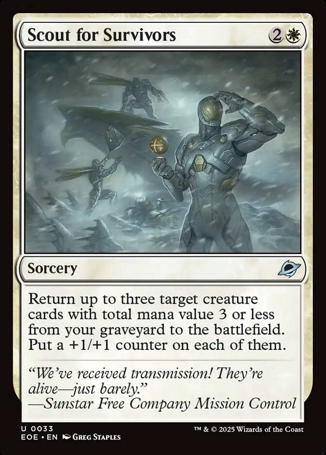 Scout for Survivors 33 (Edge of Eternities)  - Foil | Good Games Adelaide SA